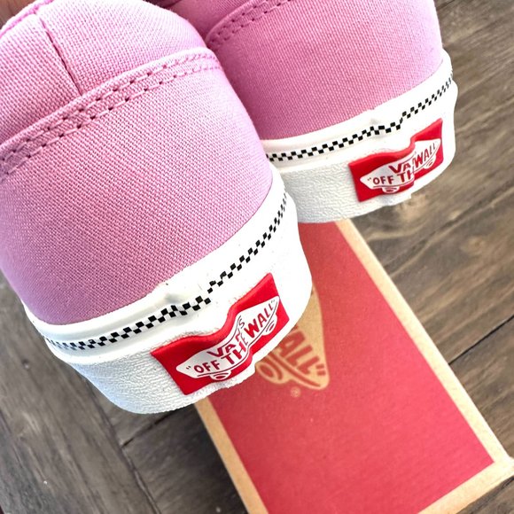 VANS Doheny Women's 5.5 Checker Foxing Orchid Casual Skate Shoes Canvas NEW - Picture 6 of 8